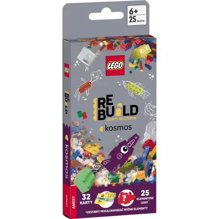 Lego Books Rebuild Karty Wyzwań Kosmos 6+