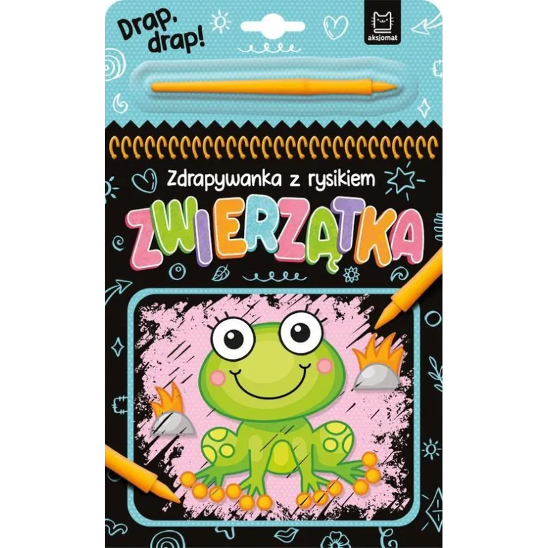 ZWIERZĄTKA. ZDRAPYWANKA Z RYSIKIEM II GATUNEK Anna Podgórska