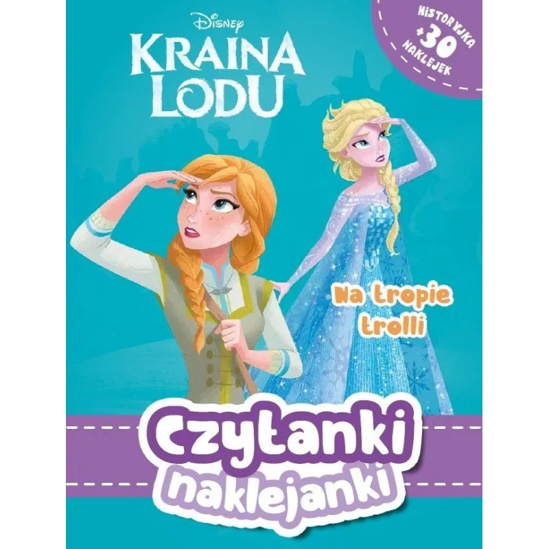 DISNEY KRAINA LODU NA TROPIE TROLLI CZYTANKI NAKLEJANKI 3+ - Olesiejuk