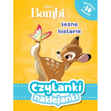 Disney Bambi Czytanki Naklejanki 3+