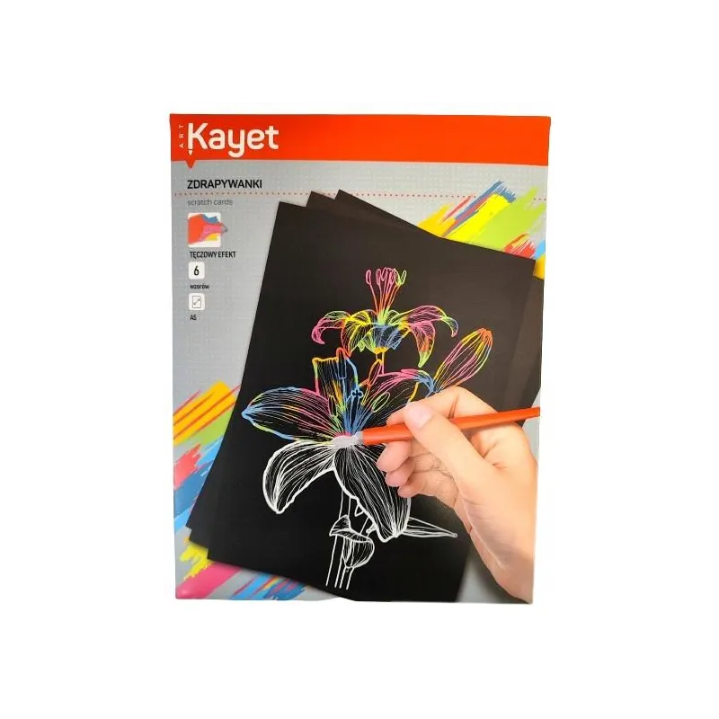 ZDRAPYWANKI. TĘCZOWY EFEKT