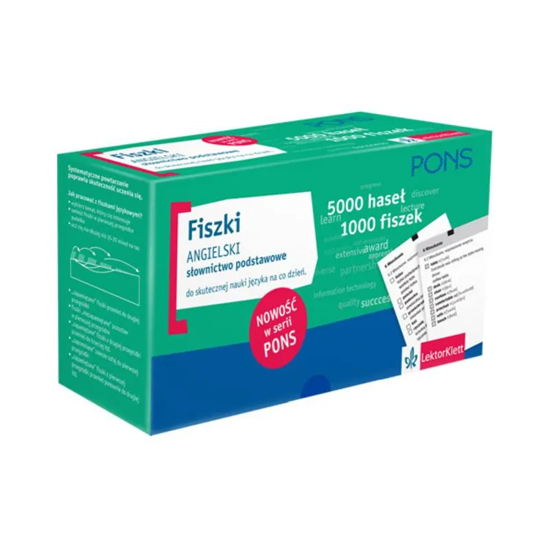 FISZKI ANGIELSKI SŁOWNICTWO PODSTAWOWE - Pons
