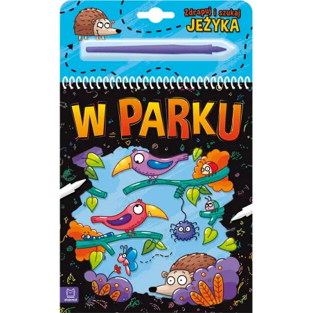 W Parku. Zdrapuj I Szukaj Jeżyka