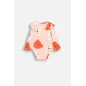 Body Dziewczęce Z Długim Rękawem Z Misiami I Falbankami 68Cm Coccodrillo