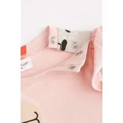 BODY DZIEWCZĘCE Z DŁUGIM RĘKAWEM Z MISIAMI I FALBANKAMI 68CM COCCODRILLO