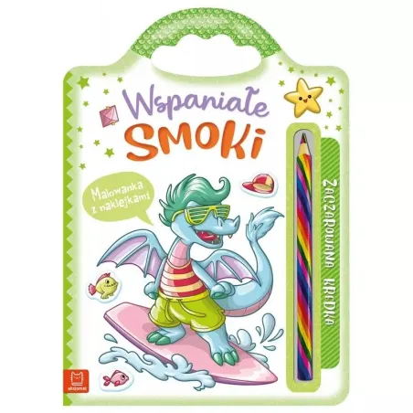 Wspaniałe Smoki. Malowanka Z Naklejkami I Zaczarowaną Kredką Ii Gatunek