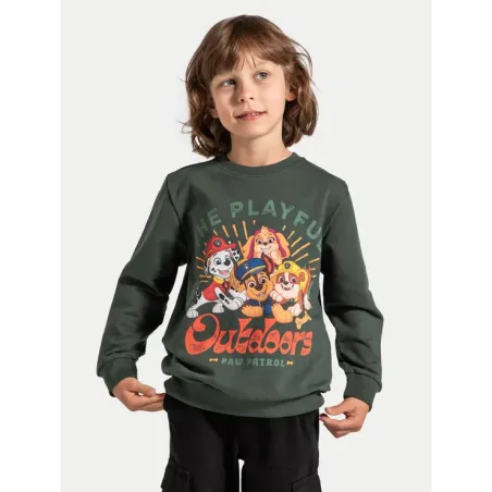 Bluza Dresowa Chłopięca Psi Patrol Zielona 104Cm Coccodrillo