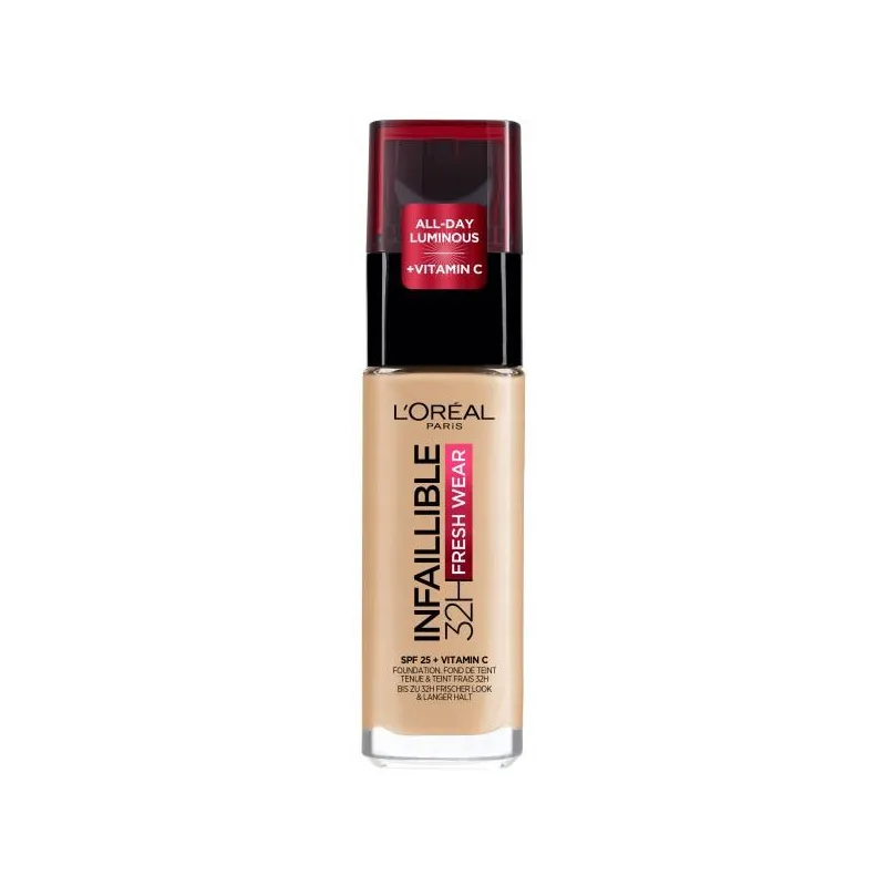 LOREAL PARIS INFAILLIBLE 32H FRESH WEAR PODKŁAD 200 WARM DORE SPF 25