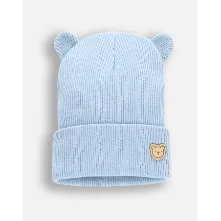 Błękitna Czapka Dla Niemowląt Z Uszkami 3–6 M Coccodrillo