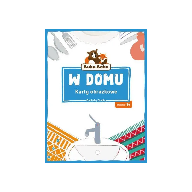 W DOMU KARTY OBRAZKOWE BUBU BABA 1+ - Olesiejuk