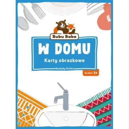 W DOMU KARTY OBRAZKOWE BUBU BABA 1+ - Olesiejuk