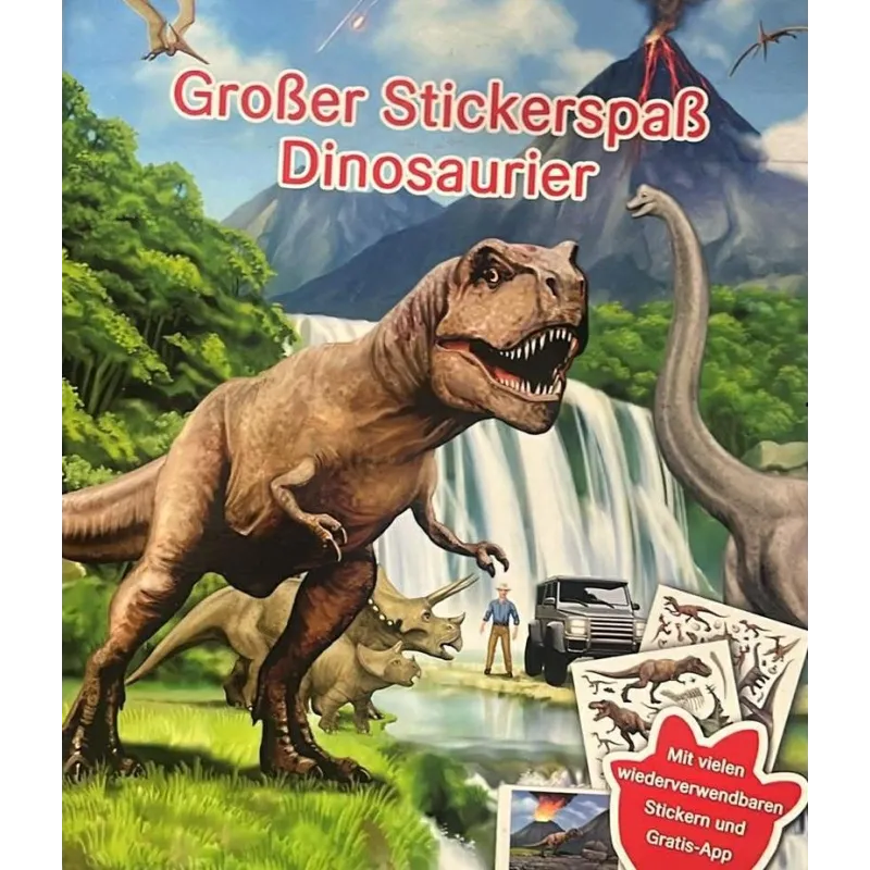 GROßER STICKERSPAß DINOSAURIER