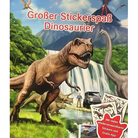 GROßER STICKERSPAß DINOSAURIER