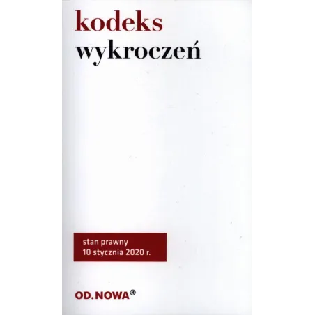 Kodeks Wykroczeń Agnieszka Kaszok