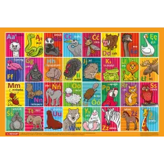 ALFABET PODKŁADKA EDUKACYJNA NA BIURKO - Demart