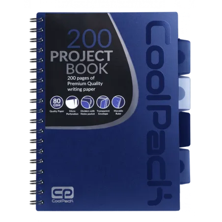 Kołozeszyt W Kratkę  200 Stron B5 Coolpack