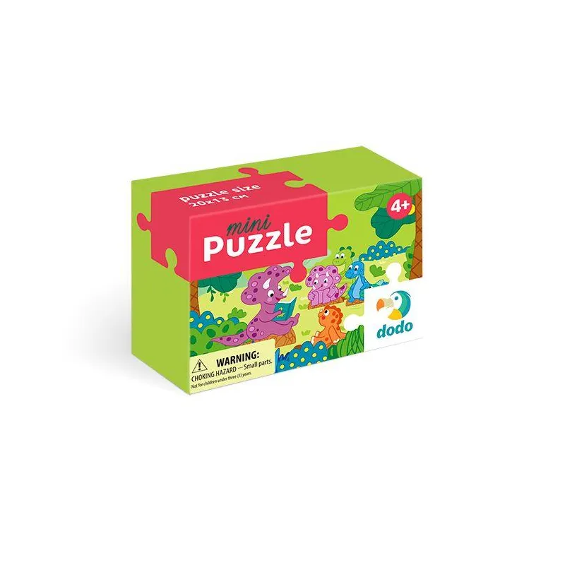 PUZZLE MINI 35 ELEMENTÓW DINO I PRZYJACIELE DODO 4+