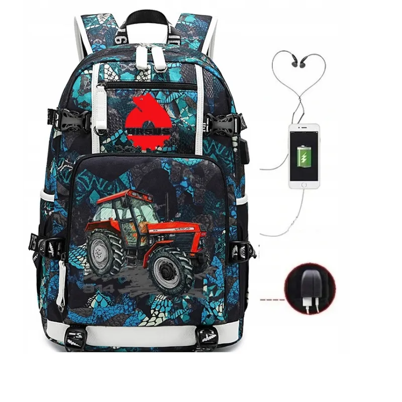 PLECAK TRAKTOR URSUS A4 Z DWOMA PRZEGRODAMI GNIAZDEM USB WODOODPORNY