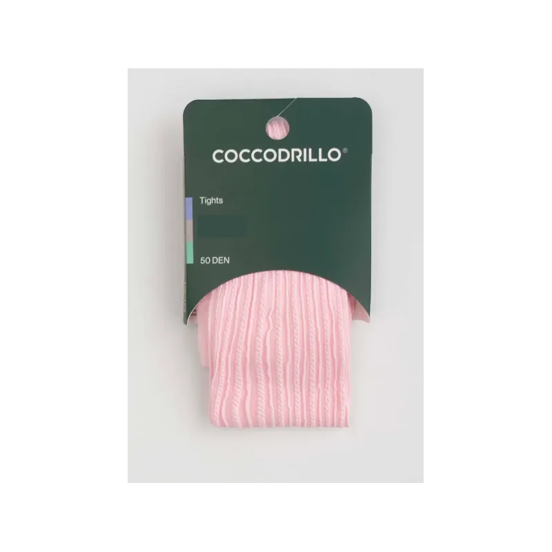 RAJSTOPY DZIEWCZĘCE RÓŻOWE 140/146 CM COCCODRILLO