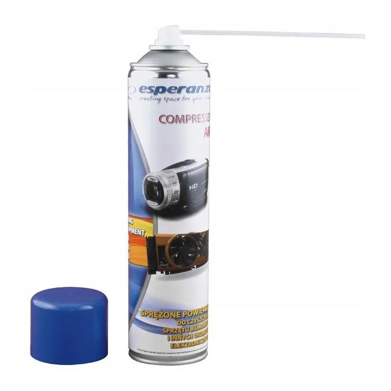 SPRĘŻONE POWIETRZE ESPERANZA ES118 600 ML DO ELEKTRONIKI