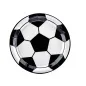 Talerze Papierowe Piłka Nożna 6 Sztuk