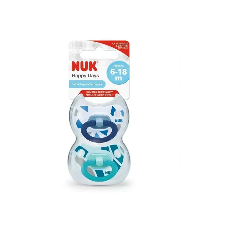 SMOCZEK USPOKAJAJĄCY SILIKONOWY 6-18 M 2 SZTUKI