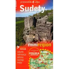 SUDETY PRZEWODNIK ILUSTROWANY + ATLAS POLSKA NIEZWYKŁA MINIREGION - Demart