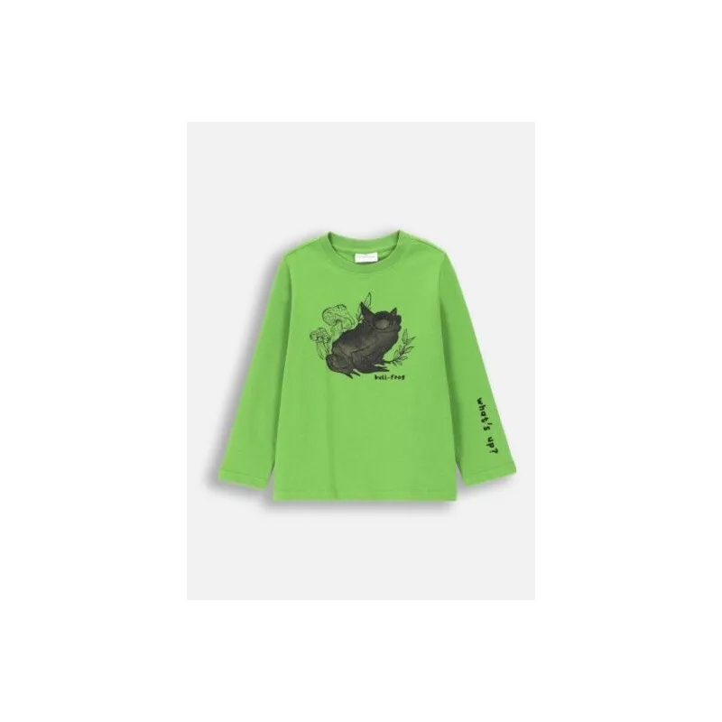 BLUZKA CHŁOPIĘCA NA DŁUGI RĘKAW ZIELONA 98CM COCCODRILL