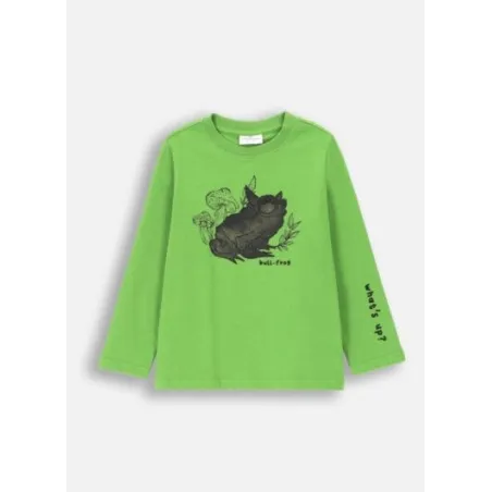 BLUZKA CHŁOPIĘCA NA DŁUGI RĘKAW ZIELONA 98CM COCCODRILL