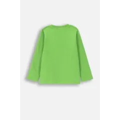 Bluzka Chłopięca Na Długi Rękaw Zielona 98Cm Coccodrill