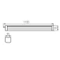 Hermetyczna Lampa Sufitowa Led Liniowa Kanlux Tp Strong Eco 46W 4000K Ip65 6000 Lm