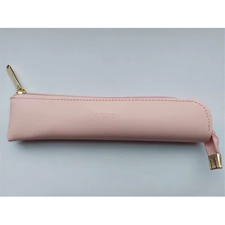 ETUI NA DŁUGOPISY Z SUWAKIEM Z EKOSKÓRY JASNY RÓŻ