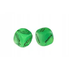 KOŚCI MIŁOŚCI ŚWIECĄCE W CIEMNOŚCI ZIELONE GRA DLA PAR 18+