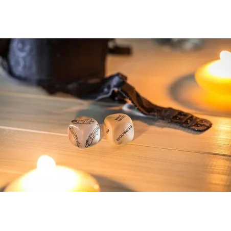 Kości Miłości Świecące W Ciemności Zielone Gra Dla Par 18+