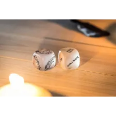 KOŚCI MIŁOŚCI ŚWIECĄCE W CIEMNOŚCI ZIELONE GRA DLA PAR 18+