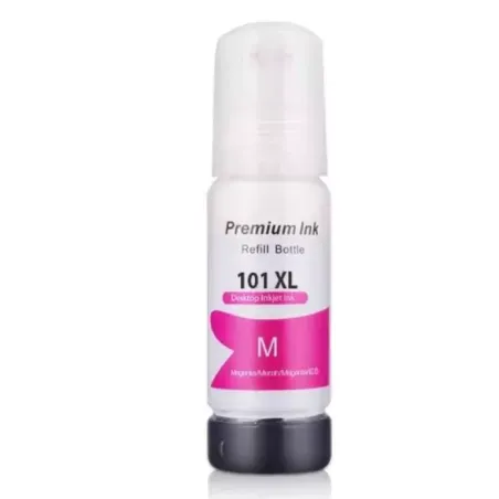 TUSZ ZAMIENNY DO EPSON E-101M (101 M) 70 ML – CZERWONY WYDAJNY I TRWAŁY