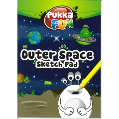 SZKICOWNIK OUTER SPACE A4 PUKKA FUN