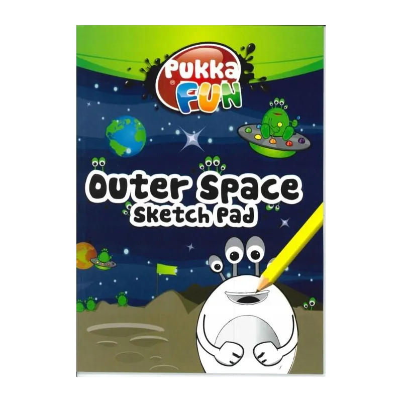 SZKICOWNIK OUTER SPACE A4 PUKKA FUN