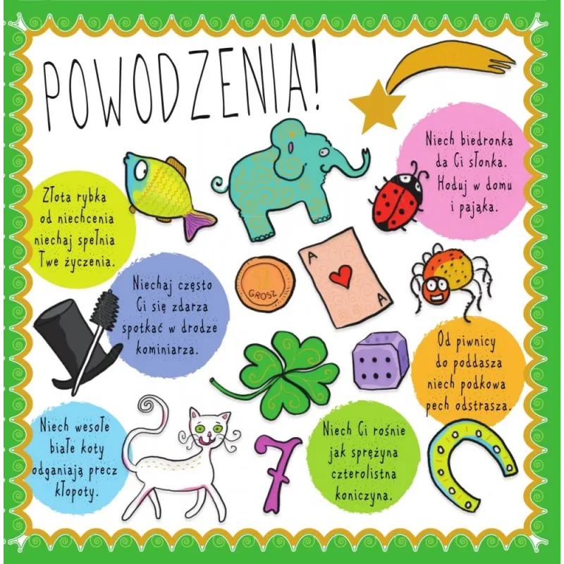 KARNET POWODZENIA! KARTECZKA Z ŻYCZENIAMI