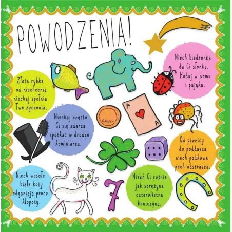 KARNET POWODZENIA! KARTECZKA Z ŻYCZENIAMI