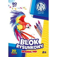 BLOK RYSUNKOWY ASTRA A4 90G - Astra