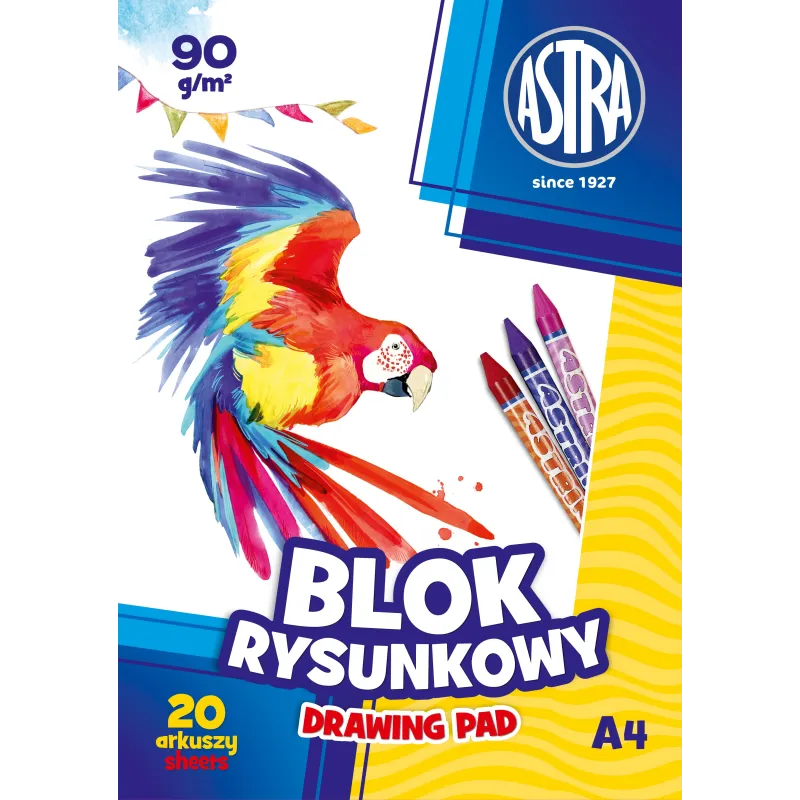 BLOK RYSUNKOWY ASTRA A4 90G - Astra