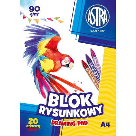 Blok Rysunkowy 20 Arkuszy Astra A4 90G