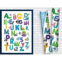 PLAKAT ŚCIENNY LITERKI B2