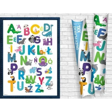 PLAKAT ŚCIENNY LITERKI B2