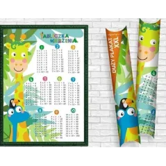 TABLICZKA MNOŻENIA PLAKAT B2