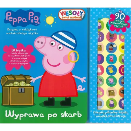 Świnka Peppa. Wyprawa Po Skarb. Wesoły Świat Naklejek