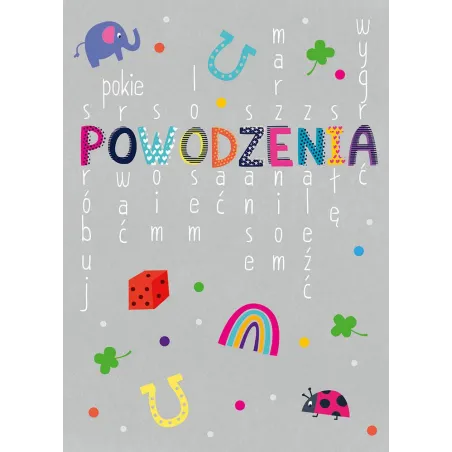 Karnet Powodzenia Elegancki Karnet Okolicznościowy B6