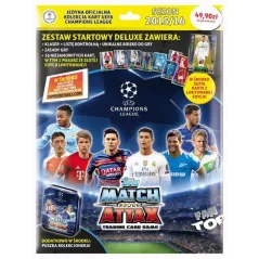 LIGA MISTRZÓW - ZESTAW STARTOWY DELUX Z PUSZKĄ UEFA