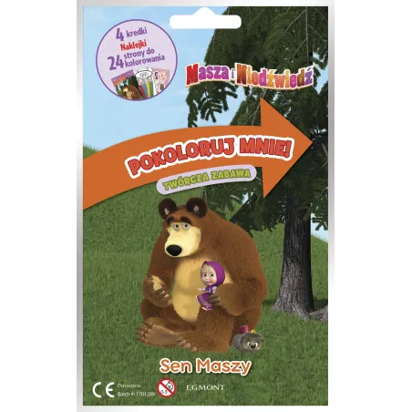 Masza I Niedźwiedź. Sen Maszy. Pokoloruj Mnie